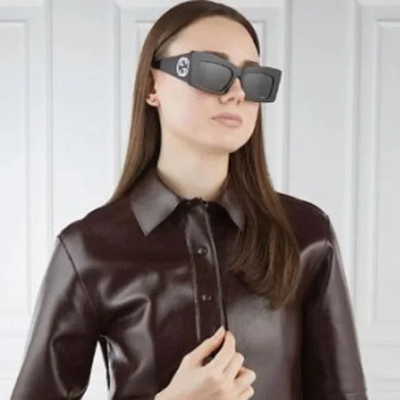 🕶️ New Gucci GG1842S 002 Sunglasses - Havana Frame, Brown Lenses